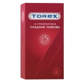Презервативы Torex  Сладкая любовь  с ароматом клубники - 12 шт. - Torex - купить с доставкой в Новокуйбышевске