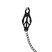 Зажимы на соски Darkside с цепочкой - Lola Games - купить с доставкой в Новокуйбышевске