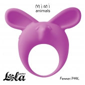 Фиолетовое эрекционное кольцо Fennec Phil - Lola Games - в Новокуйбышевске купить с доставкой