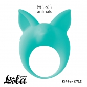 Зеленое эрекционное кольцо Kitten Kyle - Lola Games - в Новокуйбышевске купить с доставкой