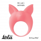 Оранжевое эрекционное кольцо Kitten Kyle - Lola Games - в Новокуйбышевске купить с доставкой