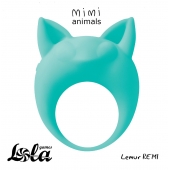 Зеленое эрекционное кольцо Lemur Remi - Lola Games - в Новокуйбышевске купить с доставкой