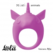 Фиолетовое эрекционное кольцо Unicorn Alfie - Lola Games - в Новокуйбышевске купить с доставкой