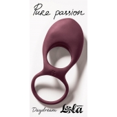 Бордовое эрекционное виброкольцо Daydream - Lola Games - в Новокуйбышевске купить с доставкой