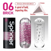 Мастурбатор SPINNER Brick - Tenga - в Новокуйбышевске купить с доставкой