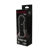 Черная веревка для шибари DELUXE BONDAGE ROPE - 5 м. - Dream Toys - купить с доставкой в Новокуйбышевске