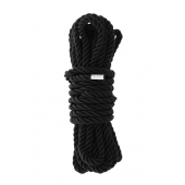 Черная веревка для шибари DELUXE BONDAGE ROPE - 5 м. - Dream Toys - купить с доставкой в Новокуйбышевске