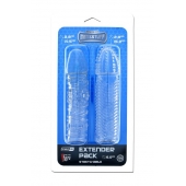 Комплект из 2 прозрачных насадок на пенис PENIS EXTENDER PACK - Dream Toys - в Новокуйбышевске купить с доставкой