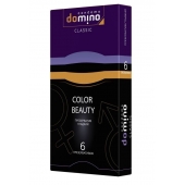 Разноцветные презервативы DOMINO Colour Beauty - 6 шт. - Domino - купить с доставкой в Новокуйбышевске