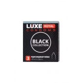 Черные презервативы LUXE Royal Black Collection - 3 шт. - Luxe - купить с доставкой в Новокуйбышевске