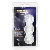 Прозрачный фигурный мастурбатор Master Stroker - Blush Novelties - в Новокуйбышевске купить с доставкой
