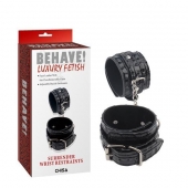 Черные наручники Surrender Wrist Restraints - Chisa - купить с доставкой в Новокуйбышевске
