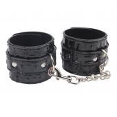 Черные наручники Surrender Wrist Restraints - Chisa - купить с доставкой в Новокуйбышевске