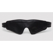 Черная плотная маска на глаза Bound to You Faux Leather Blindfold - Fifty Shades of Grey - купить с доставкой в Новокуйбышевске