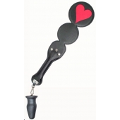 Шлёпалка  Черви  с анальным плагом - LOVETOY (А-Полимер) - купить с доставкой в Новокуйбышевске