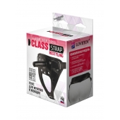 Черный пояс для насадок CLASS STRAP Restyling - LOVETOY (А-Полимер) - купить с доставкой в Новокуйбышевске