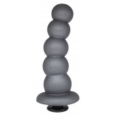 Черная насадка-елочка PLATINUM 6  - 17 см. - LOVETOY (А-Полимер) - купить с доставкой в Новокуйбышевске