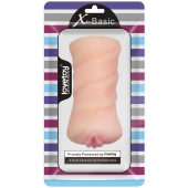 Телесный мастурбатор-вагина X-Basic Pocket Pussy без вибрации - Lovetoy - в Новокуйбышевске купить с доставкой
