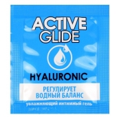 Лубрикант на водной основе Active Glide с гиалуроновой кислотой - 3 гр. - Биоритм - купить с доставкой в Новокуйбышевске