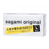 Презервативы Sagami Original 0.02 L-size увеличенного размера - 10 шт. - Sagami - купить с доставкой в Новокуйбышевске