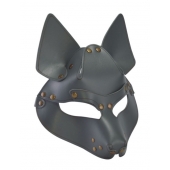 Серая маска Wolf с клепками - Sitabella - купить с доставкой в Новокуйбышевске