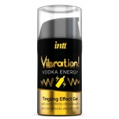Жидкий интимный гель с эффектом вибрации Vibration! Vodka Energy - 15 мл. - INTT - купить с доставкой в Новокуйбышевске
