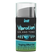 Жидкий интимный гель с эффектом вибрации Vibration! Gin   Tonic - 15 мл. - INTT - купить с доставкой в Новокуйбышевске