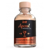 Массажный гель с согревающим эффектом Aperol - 30 мл. - INTT - купить с доставкой в Новокуйбышевске