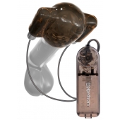 Дымчатый вибростимулятор головки пениса Dual Vibrating Head Teaser - Pipedream - в Новокуйбышевске купить с доставкой