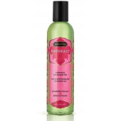 Массажное масло Naturals Strawberry Dreams с ароматом клубники - 236 мл. - Kama Sutra - купить с доставкой в Новокуйбышевске