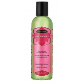 Массажное масло Naturals Strawberry Dreams с ароматом клубники - 59 мл. - Kama Sutra - купить с доставкой в Новокуйбышевске