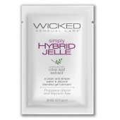 Гель-лубрикант на водно-силиконовой основе Simply Hybrid Jelle - 3 мл. - Wicked - купить с доставкой в Новокуйбышевске