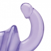 Фиолетовый безремневой страпон Strapless Strap-On - Lux Fetish - купить с доставкой в Новокуйбышевске