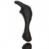 Черное эрекционное кольцо с двумя моторами Zeus Dual Vibe Cock Ring - FeelzToys - в Новокуйбышевске купить с доставкой