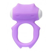 Фиолетовое виброкольцо на пенис Zort - A-toys - в Новокуйбышевске купить с доставкой