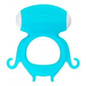 Голубое виброкольцо на пенис Sair - A-toys - в Новокуйбышевске купить с доставкой