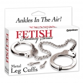 Металлические наручники Metal Leg Cuffs - Pipedream - купить с доставкой в Новокуйбышевске