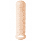 Телесный фаллоудлинитель Homme Long - 15,5 см. - Lola Games - в Новокуйбышевске купить с доставкой