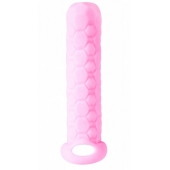 Розовый фаллоудлинитель Homme Long - 13,5 см. - Lola Games - в Новокуйбышевске купить с доставкой