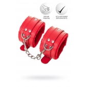 Красные оковы Anonymo из искусственной кожи - ToyFa - купить с доставкой в Новокуйбышевске