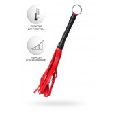 Красно-черный флоггер Anonymo - 28 см. - ToyFa - купить с доставкой в Новокуйбышевске