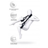 Черные кожаные стропы для фиксации Anonymo - ToyFa - купить с доставкой в Новокуйбышевске