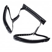 Черные кожаные стропы для фиксации Anonymo - ToyFa - купить с доставкой в Новокуйбышевске