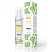 Разогревающее массажное масло Gourmet Spearmint Organic с органическими ингредиентами - 50 мл. - Exsens - купить с доставкой в Новокуйбышевске