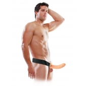 Полый страпон 8  Hollow Strap-On телесного цвета - 19 см. - Pipedream - купить с доставкой в Новокуйбышевске