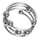 Большое металлическое кольцо под головку пениса - ToyFa - купить с доставкой в Новокуйбышевске