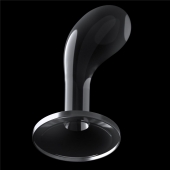 Прозрачный стимулятор простаты Flawless Clear Prostate Plug - 15 см. - Lovetoy - в Новокуйбышевске купить с доставкой