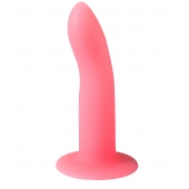 Розовый, светящийся в темноте стимулятор Light Keeper - 13,3 см. - Lola Games