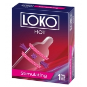 Стимулирующая насадка на пенис LOKO HOT с возбуждающим эффектом - Sitabella - в Новокуйбышевске купить с доставкой
