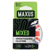 Презервативы в пластиковом кейсе MAXUS AIR Mixed - 3 шт. - Maxus - купить с доставкой в Новокуйбышевске